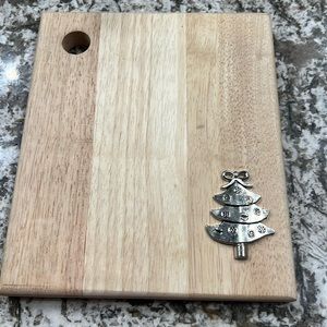Christmas one butcher block